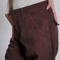 5 Pocket Women Cargo Pants - Brown