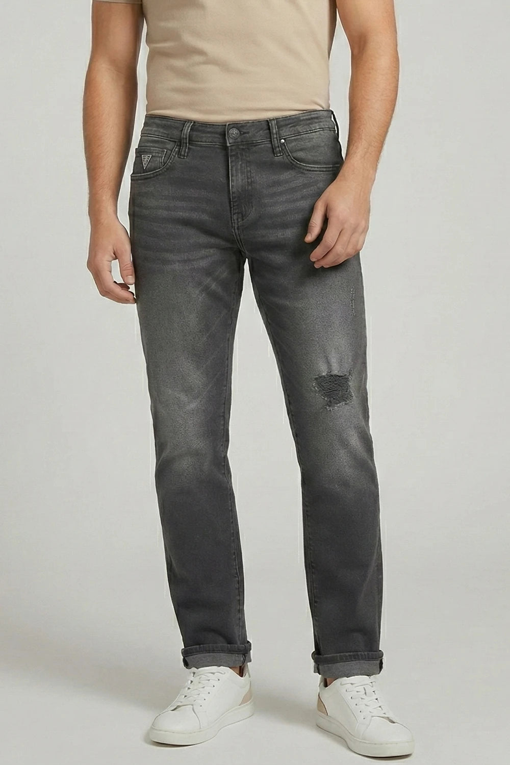 Men Denim Pants - Black