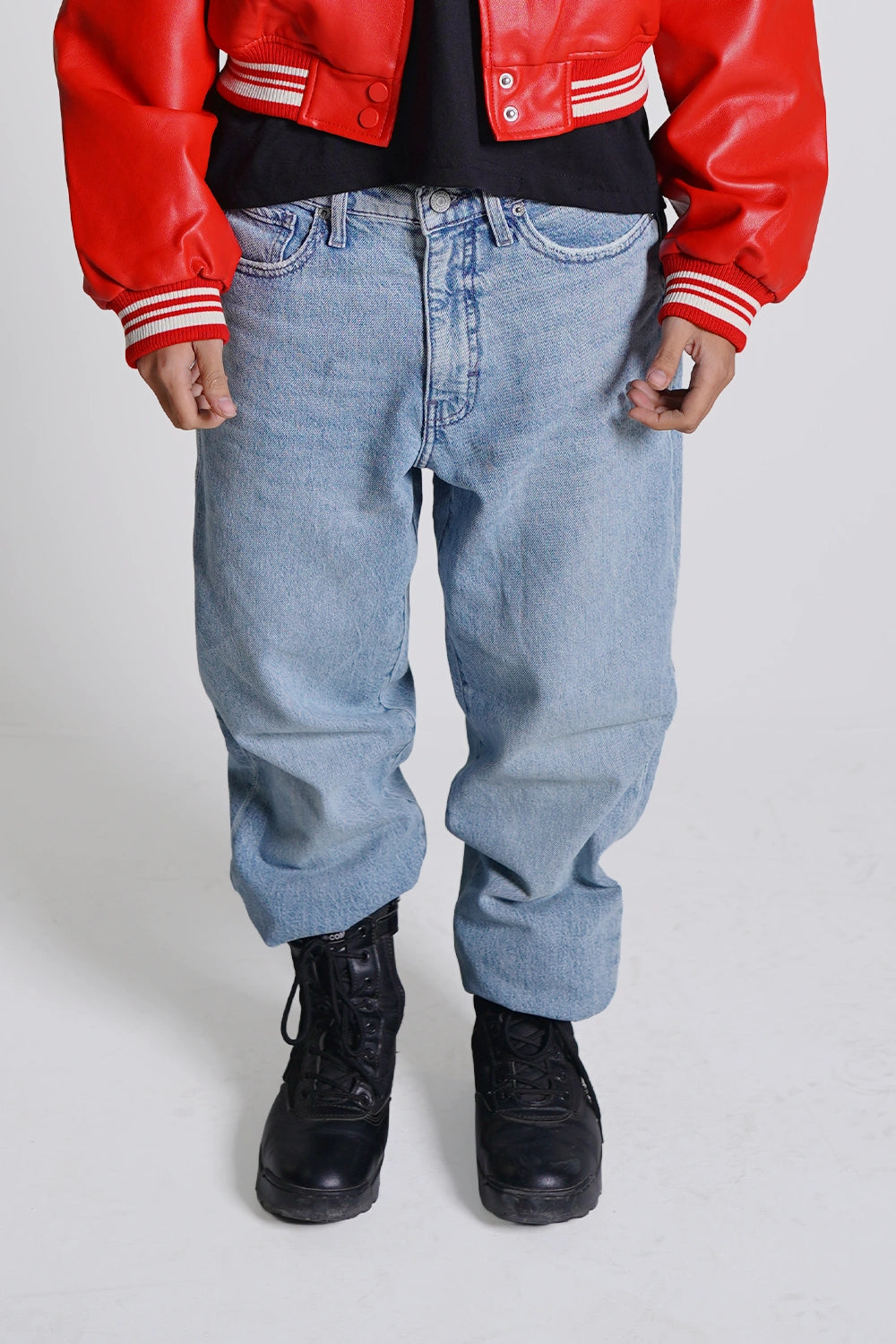 Women Denim Straight Fit Pants - Blue